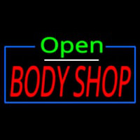 Open Body Shop Neon Sign