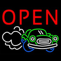 Open Car Neon Sign