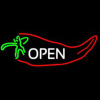 Open Chili Neon Sign
