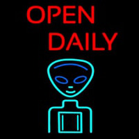 Open Daily Neon Sign