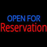 Open For Reservation Neon Sign