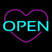 Open Heart Neon Sign