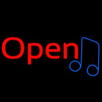 Open Music Neon Sign