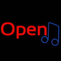 Open Music Neon Sign