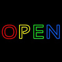 Open Neon Sign