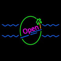 Open Neon Sign