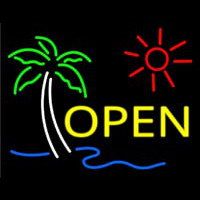 Open Neon Sign