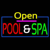 Open Pool And Spa Neon Sign