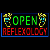 Open Refle ology Neon Sign