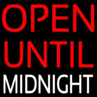 Open Until Midnight Neon Sign