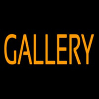 Orange Gallery Neon Sign