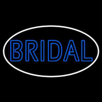 Oval Bridal Block Neon Sign