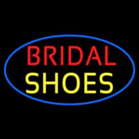 Oval Bridal Shoes Neon Sign