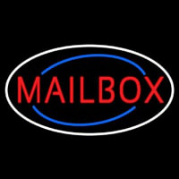 Oval Mailbo  Deco Style Neon Sign