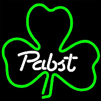 Pabst Green Clover Beer Sign Neon Sign