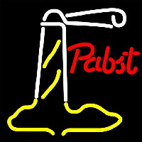 Pabst Red Light House Beer Sign Neon Sign