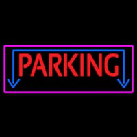 Parking With Down Arrow Neon Sign