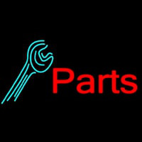 Parts With Wrench Neon Sign