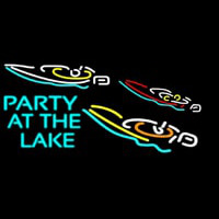 Party At The Lake Neon Sign