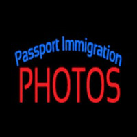 Passport Immigration Photos Neon Sign