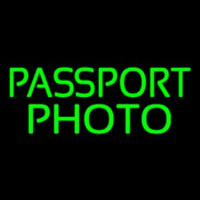 Passport Photo Block Neon Sign