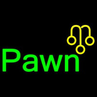 Pawn With Graphic Neon Sign