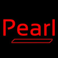 Pearl Red Line Neon Sign