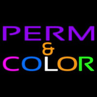 Perm And Color Neon Sign
