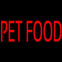 Pet Food Block Neon Sign