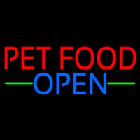 Pet Food Open 1 Neon Sign