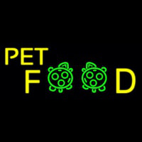 Pet Food With Logo Neon Sign