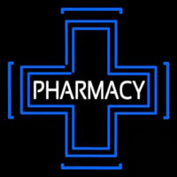 Pharmacy Inside Plus Logo Neon Sign