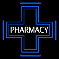 Pharmacy Inside Plus Logo Neon Sign