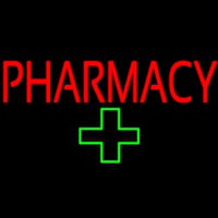 Pharmacy Plus Logo Neon Sign