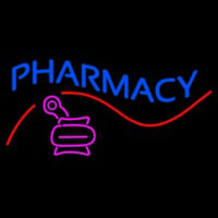Pharmacy With Logo Neon Sign
