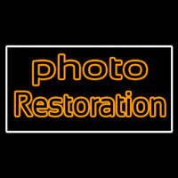 Photo Restoration Neon Sign