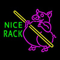 Pig Pool Nice Rack Neon Sign