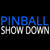 Pinball Showdown 1 Neon Sign