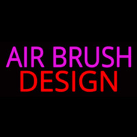 Pink Airbrush Design Neon Sign