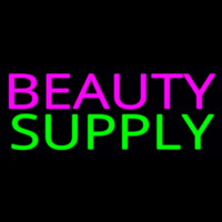 Pink Beauty Green Supply Neon Sign