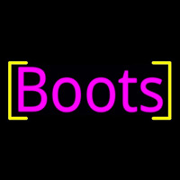 Pink Boots Neon Sign