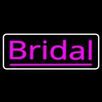 Pink Bridal With Border Neon Sign