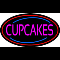 Pink Cupcakes Neon Sign