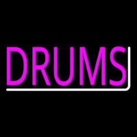 Pink Drums Neon Sign
