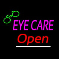 Pink Eye Care Red Open Neon Sign