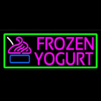 Pink Frozen Yogurt Neon Sign