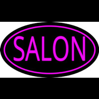 Pink Salon Oval Neon Sign