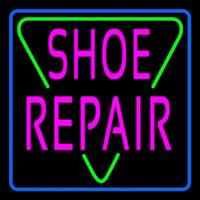 Pink Shoe Repair Block Neon Sign