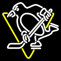 Pittsburgh Penguins Neonsignsus Pittsburgh Penguins Primary 1971 72 1991 92 Logo Nhl Neon Sign