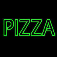 Pizza In Bold Font Neon Sign